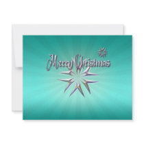 MERRY CHRISTMAS STARS by SHARON SHARPE invitations