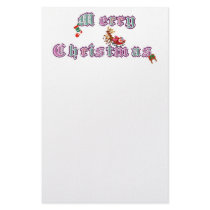 Merry Christmas Stationery by deesbasenjis Merry Christmas Stationery