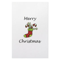 Merry Christmas Customized Stationery