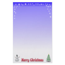 Merry Christmas Stationery by AuntBetsy Merry Christmas Stationery