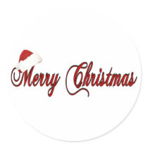 Merry Christmas stickers