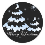 Merry Christmas! Round Stickers