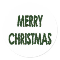 Merry Christmas stickers