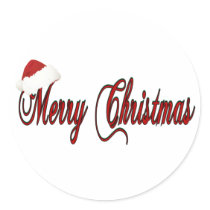 Merry Christmas stickers