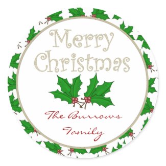 Merry Christmas Stickers sticker
