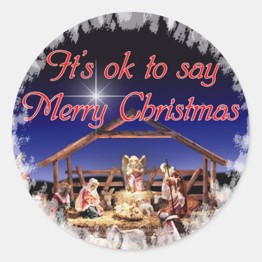 Merry Christmas Stickers | Zazzle