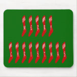 Merry Christmas Stocking Font mousepads