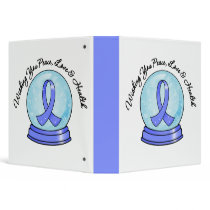 Merry Christmas Stomach Cancer Ribbon Snowglobe binders by giftsforawareness Merry Christmas Stomach Cancer Ribbon Snowglobe binders