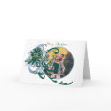 Merry Christmas Swirly Paint Splat... - card