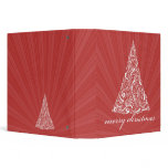 merry christmas swirly tree photo/recipe binder