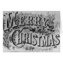 Merry Christmas Text Card