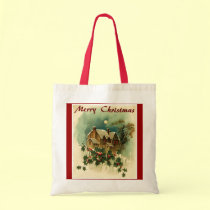 Merry Christmas Tote Bag bags