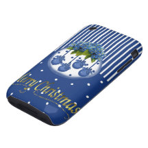 Merry Christmas Tough iPhone 3 Cases