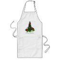 Merry Christmas Tree Apron by HolidayFun Merry Christmas Tree Apron