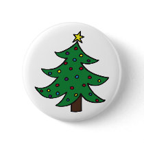 Merry Christmas Tree Pins