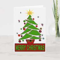 Merry Christmas Tree cards