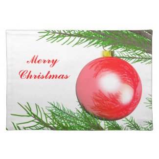 Merry Christmas Tree Decoration Cloth Placemat