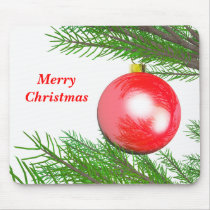 Merry Christmas Tree Decoration mousepads