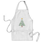 Merry Christmas Tree Holiday Apron