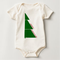 Merry Christmas Tree - Infant Onesie T Shirt