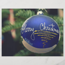 Merry Christmas tree ornament Flyers