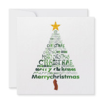 Merry Christmas Tree Party Invitation