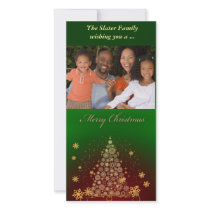 Merry Christmas tree photo cards by perfectpostage Merry Christmas tree photo cards