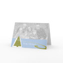 Merry Christmas Tree Swirl card