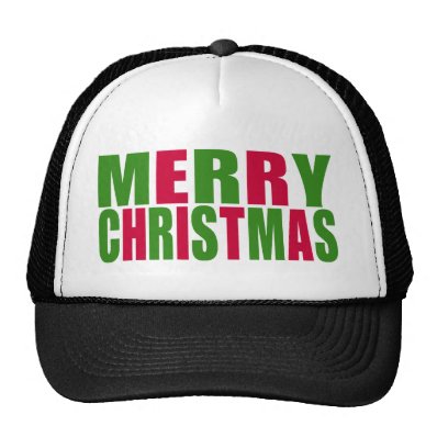 Merry Christmas Trucker Hats