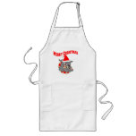 Merry Christmas USMC Devil Dog aprons