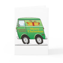 Merry Christmas Van Green cards by graphxpro Merry Christmas Van Green cards
