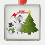 Merry Christmas Volleyball Christmas Tree Ornaments