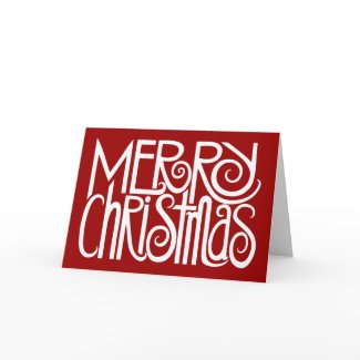 Merry Christmas White Card card