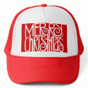 Merry Christmas White Hat by floatinglemons Merry Christmas White Hat