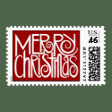 Merry Christmas White Stamp by floatinglemons Merry Christmas White Stamp
