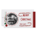 Merry Christmas with candycane photo cards