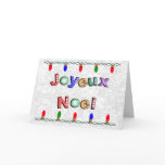 Merry Christmas With Lights of Christmas Card Merry Christmas With Lights of Christmas Card