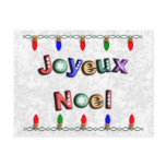 Merry Christmas With Lights of Christmas Postcard