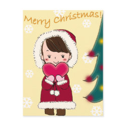 Merry Christmas With Love Postcard postcard