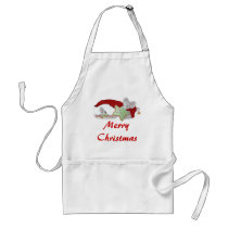 Merry christmas with the 2 mice aprons by Cilitra Merry christmas with the 2 mice aprons