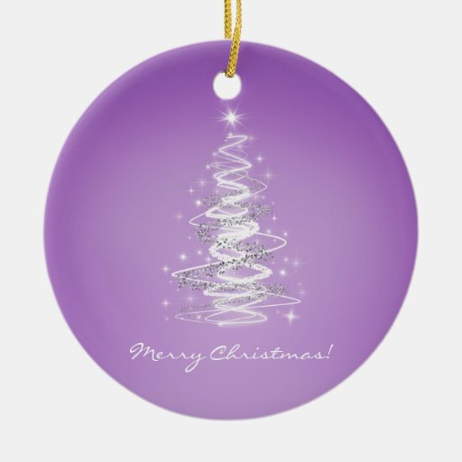 merry christmas with tree in purple ceramic ornament zazzle merry christmas with tree in purple ceramic ornament zazzle