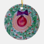 Merry Christmas Wreath Ornament