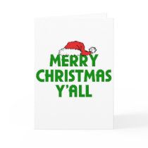 Merry Christmas Yall Card