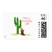 Merry Christmas y'all Postage Stamp