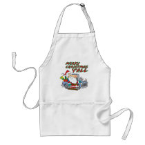 merry christmas yall redneck santa aprons