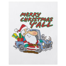 merry christmas yall redneck santa custom flyer