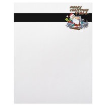 merry christmas yall redneck santa customized letterhead