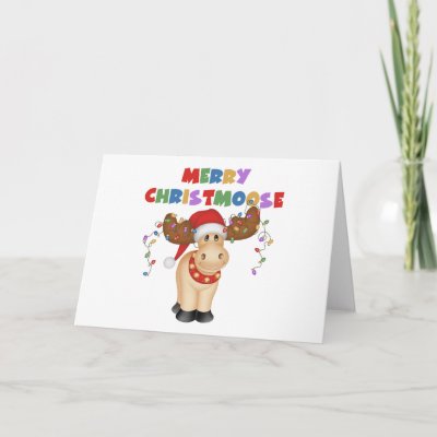 Merry Christmoose Christmas cards