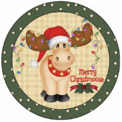 Merry Christmoose Christmas Tree Ornament