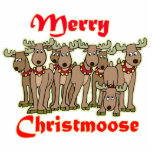 Merry Christmoose Photo Cut Outs